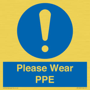 MP12987: Please Wear PPE