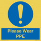 MP12987: Please Wear PPE
