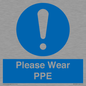 MP12987: Please Wear PPE