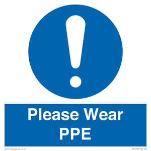 MP12987: Please Wear PPE