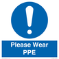 MP12987: Please Wear PPE