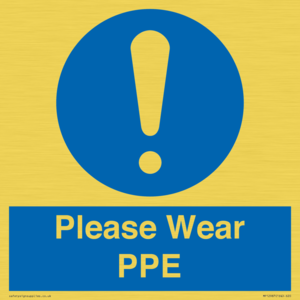 MP12987: Please Wear PPE