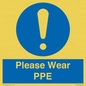 MP12987: Please Wear PPE