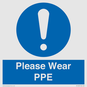MP12987: Please Wear PPE