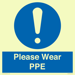 MP12987: Please Wear PPE