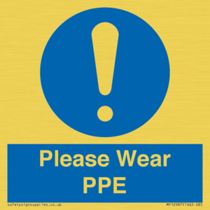 MP12987: Please Wear PPE