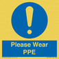 MP12987: Please Wear PPE