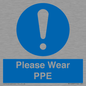 MP12987: Please Wear PPE