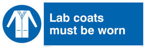 MP1333: Lab Coats Must Be Worn Sign
