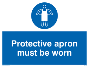 MP1466: protective apron must be worn