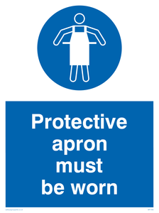 MP1466: protective apron must be worn