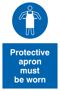 MP1466: protective apron must be worn