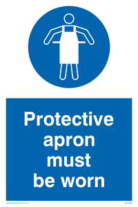 MP1466: protective apron must be worn