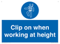 MP14973: Clip on when working at height
