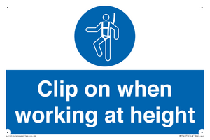 MP14973: Clip on when working at height