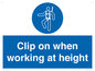 MP14973: Clip on when working at height