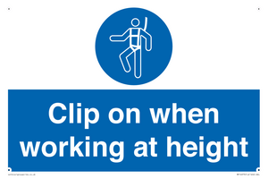 MP14973: Clip on when working at height
