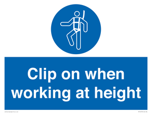 MP14973: Clip on when working at height