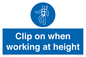 MP14973: Clip on when working at height