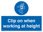 MP14973: Clip on when working at height