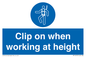 MP14973: Clip on when working at height