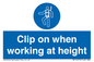 MP14973: Clip on when working at height
