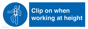 MP14973: Clip on when working at height