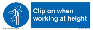MP14973: Clip on when working at height