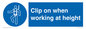 MP14973: Clip on when working at height