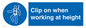 MP14973: Clip on when working at height