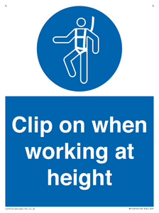 MP14973: Clip on when working at height