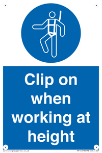 MP14973: Clip on when working at height
