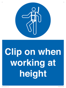 MP14973: Clip on when working at height