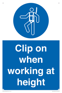 MP14973: Clip on when working at height