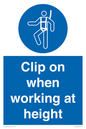 MP14973: Clip on when working at height