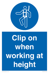 MP14973: Clip on when working at height