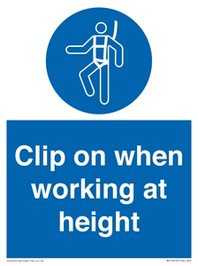MP14973: Clip on when working at height