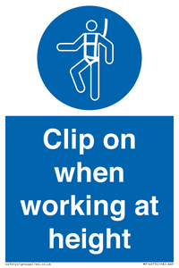 MP14973: Clip on when working at height