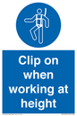 MP14973: Clip on when working at height