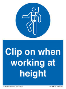 MP14973: Clip on when working at height