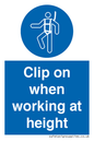 MP14973: Clip on when working at height