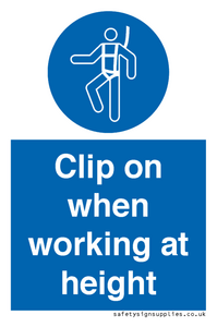 MP14973: Clip on when working at height