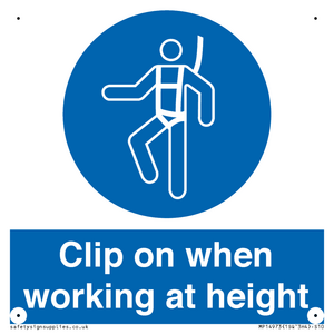 MP14973: Clip on when working at height