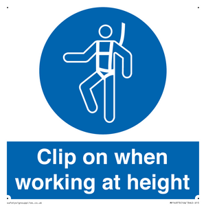 MP14973: Clip on when working at height