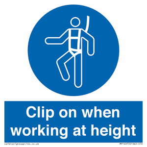 MP14973: Clip on when working at height