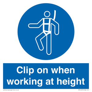 MP14973: Clip on when working at height