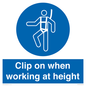 MP14973: Clip on when working at height