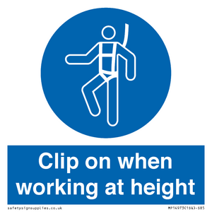 MP14973: Clip on when working at height