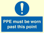 MP15283: PPE must be worn past this point