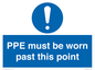 MP15283: PPE must be worn past this point